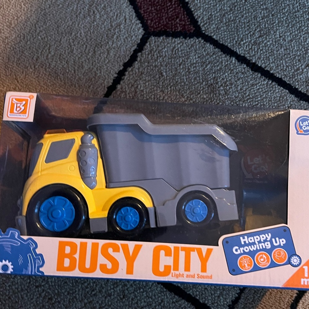 Kids Busy City Dump truck with small vehicle also